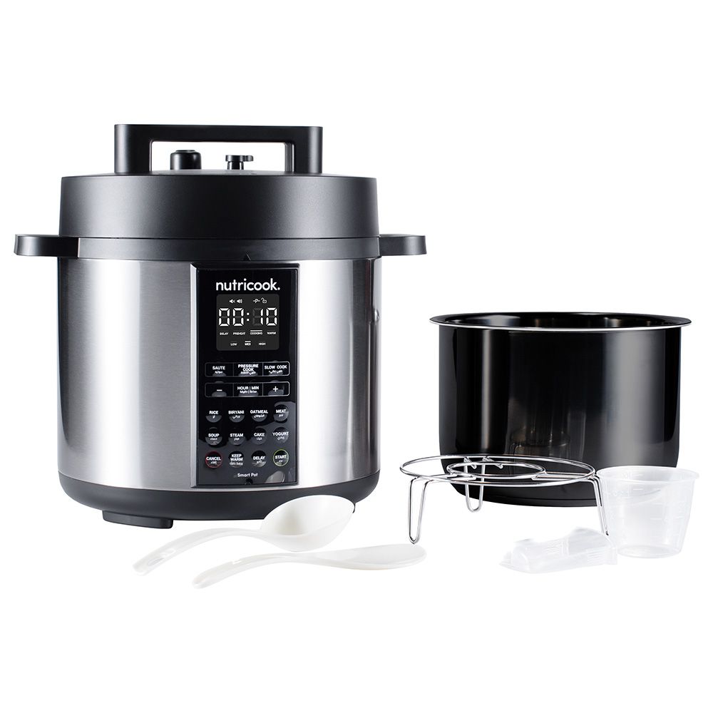 NutriBullet Nutricook Electric Pressure Cooker - Smart Pot EKO, 6L