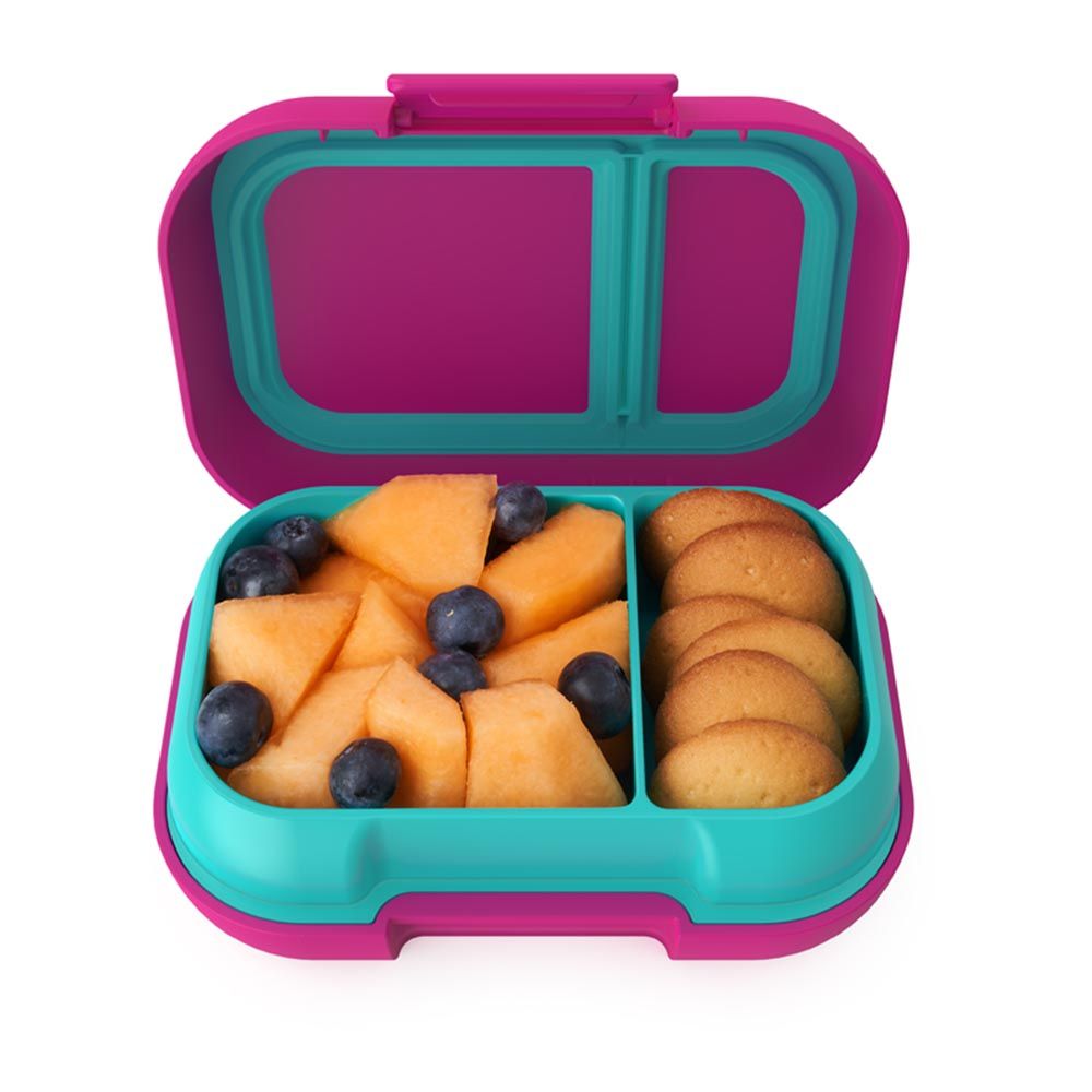 Bentgo Kids' Chill Lunch Box, Bento-Style Solution, 4 Compartments &  Removable Ice Pack - Fuchsia/Teal