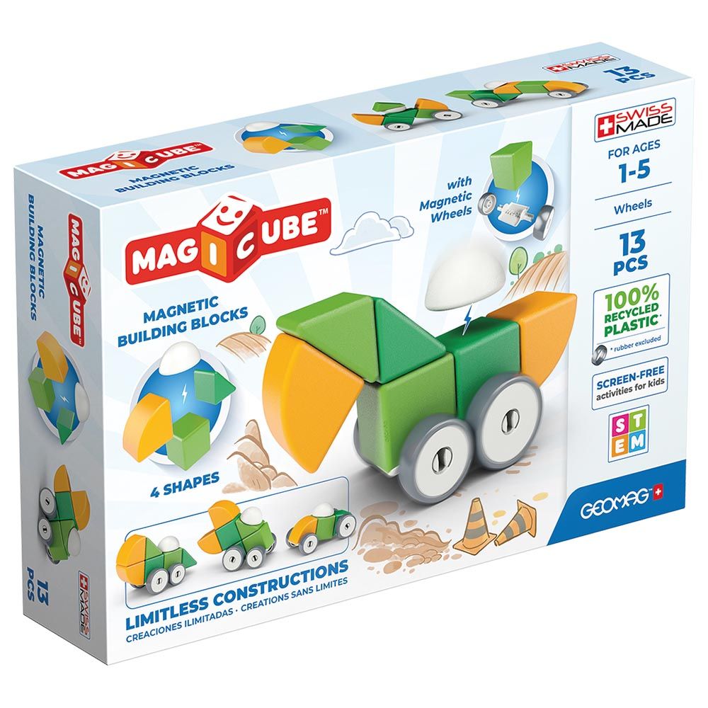 Geomag Full Color Magicube Try-Me Recycled - 8 Cubes