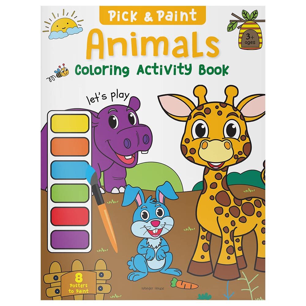 Unicorn: Pick and Paint Coloring Activity Book: Wonder House Books