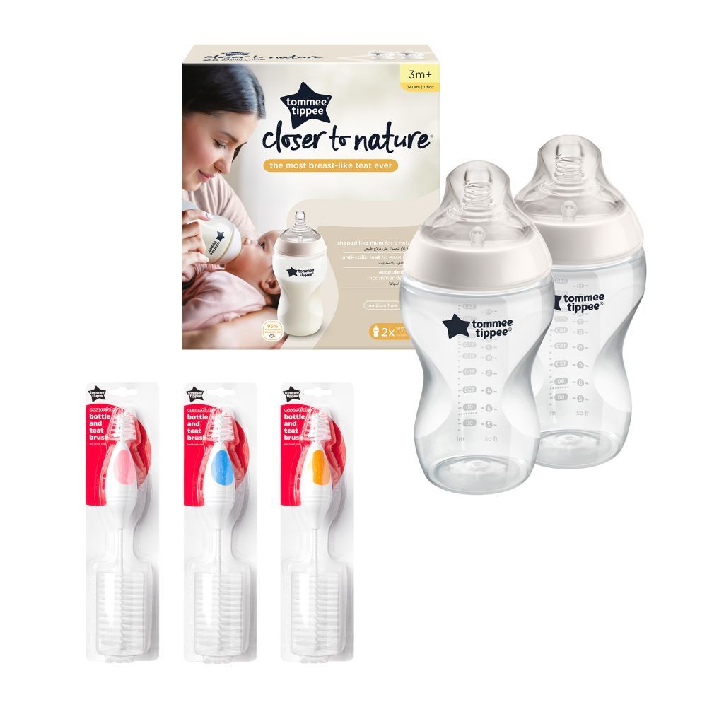 Tommee Tippee Advanced Anti Colic Feeding Bottle, Slow Flow, 150ml X2 –  Belly & Baby