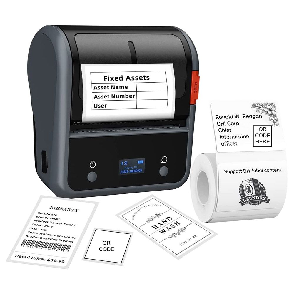 REVIEW: NIIMBOT B21 Inkless Mini Thermal Printer & Label Maker - Retro  Design! 