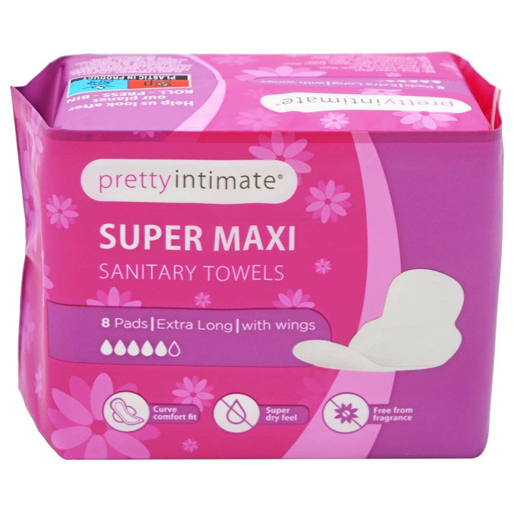 Always Dreamzz Pad Clean & Dry Maxi Thick, Night Long Sanitary Pads W/  Wings 20 Count