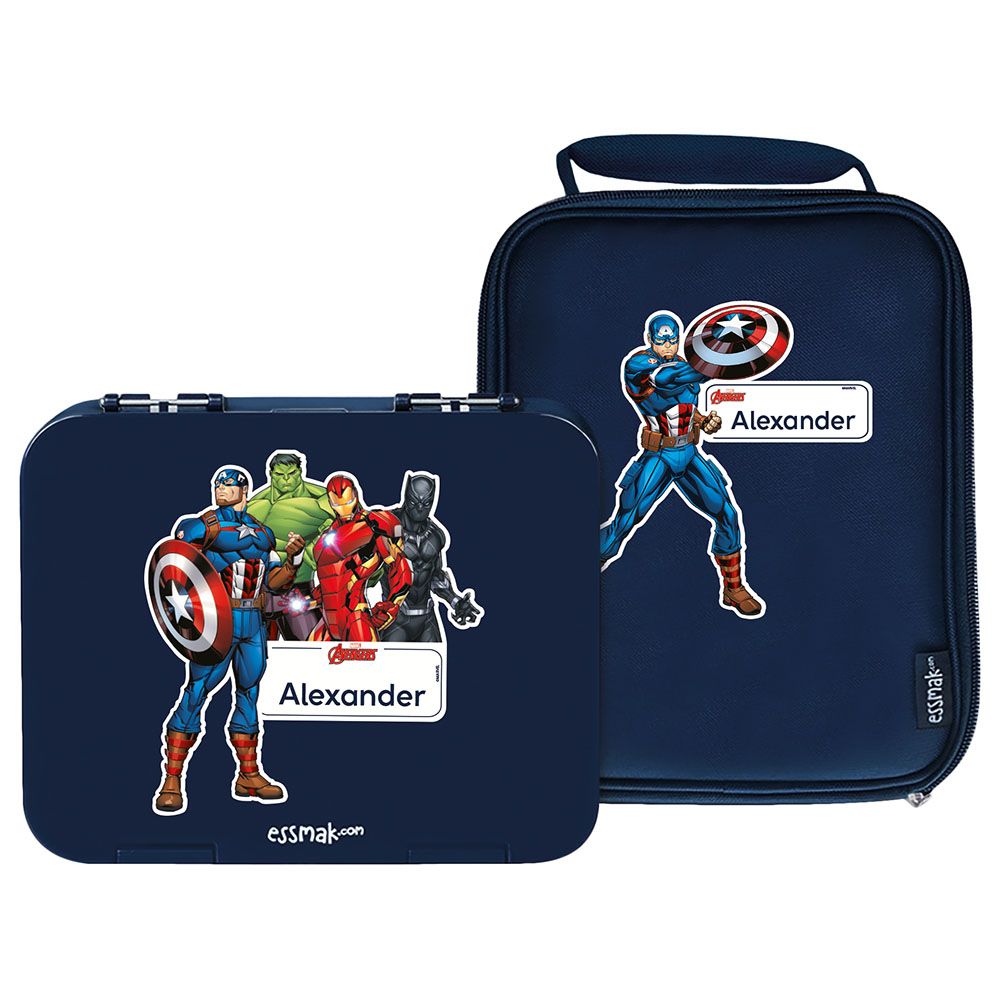 Essmak - 3pc Set Marvel Spiderman Thermos Pack 400ml - Blue