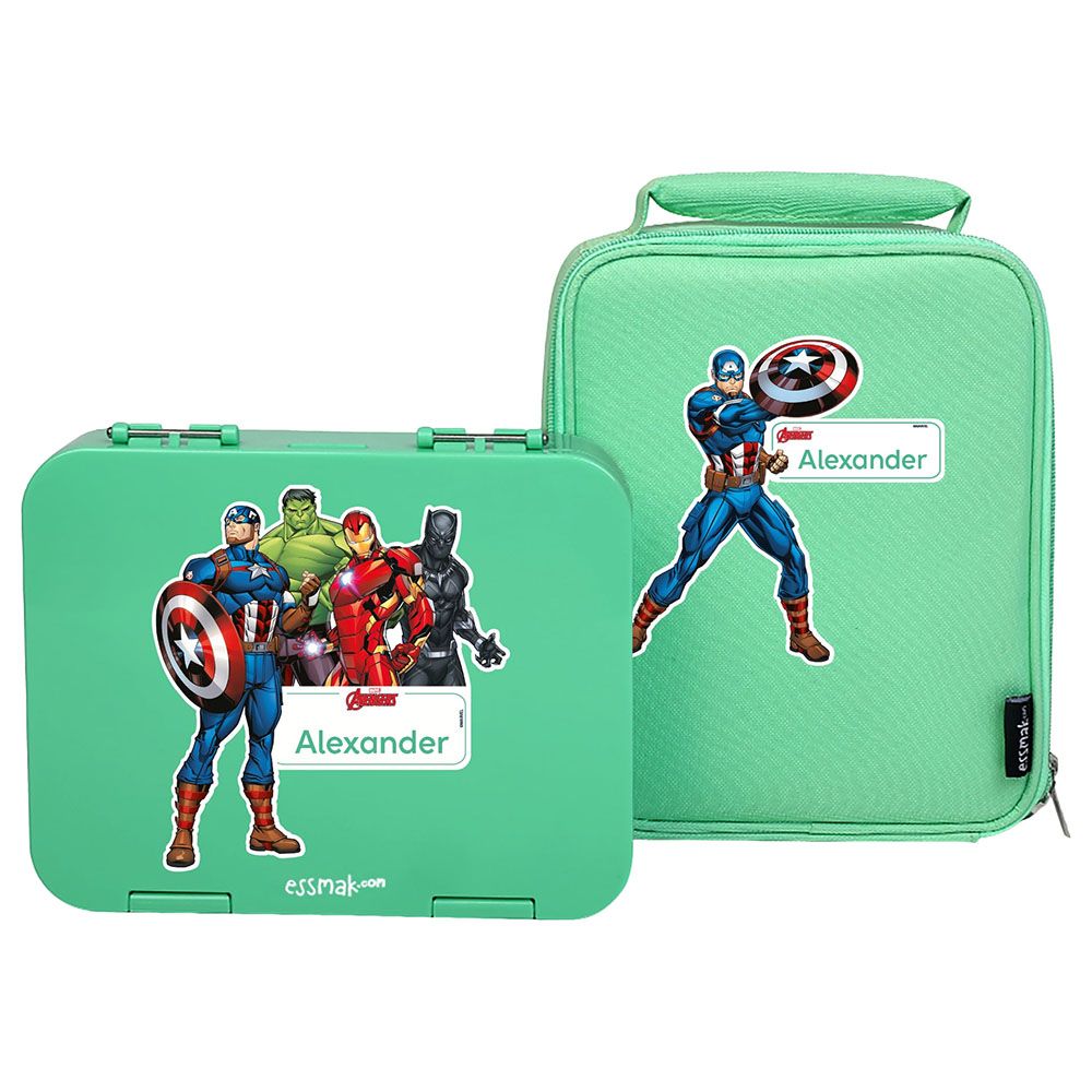 Essmak - 3pc Set Marvel Spiderman Thermos Pack 400ml - Blue