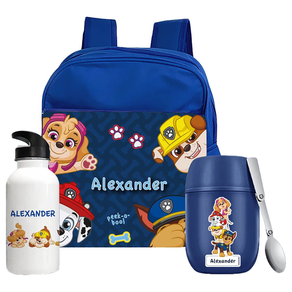 Paw Patrol Chase and Marshall Thermos Insulated Lunch Box