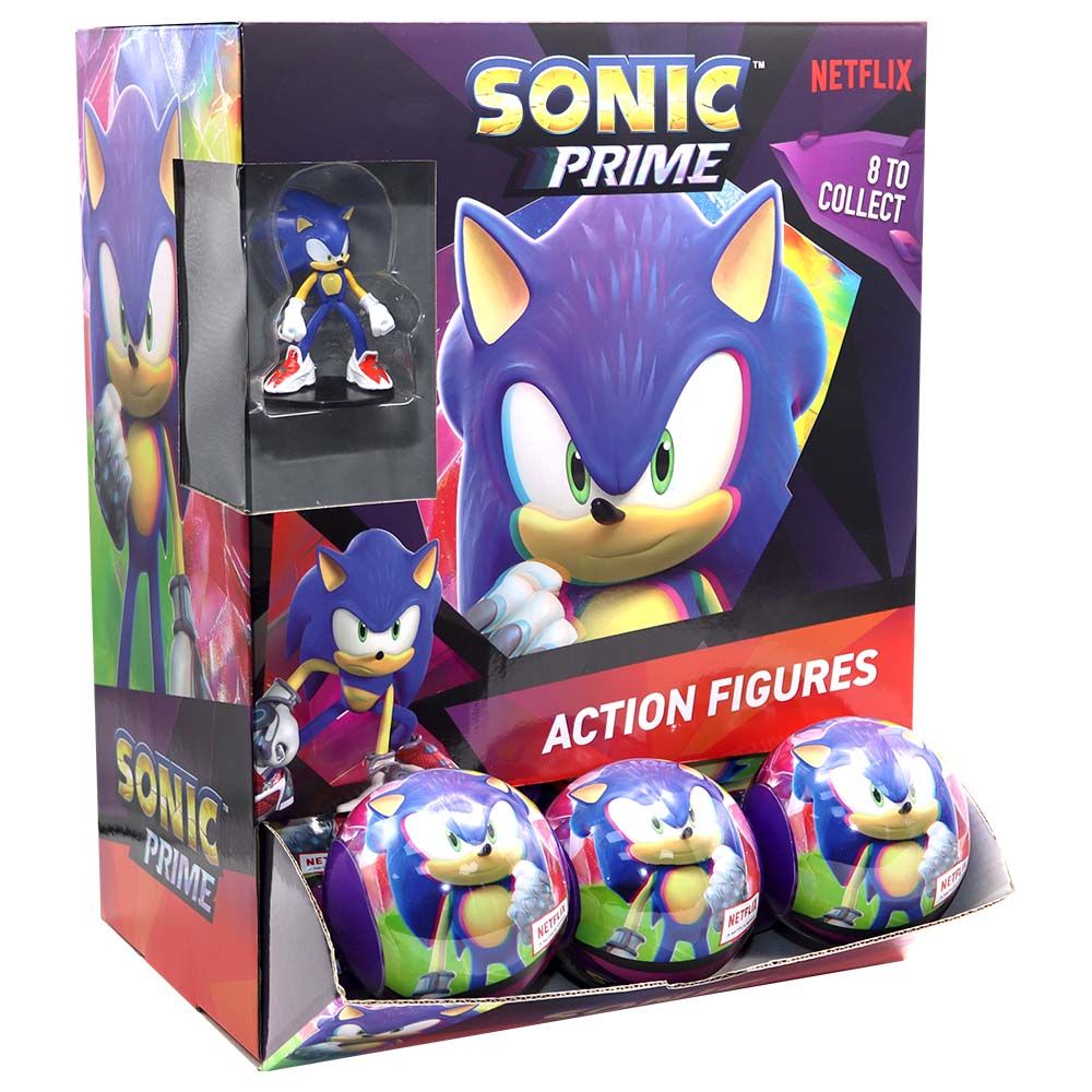 Sonic Prime Toys, 8 Cifras Incluyendo 2 Personajes raros Ocultos, Caja de  Lujo, Serie 1, seleccionados aleatoriamente, coleccionan los 16 :  : Juguetes y Juegos