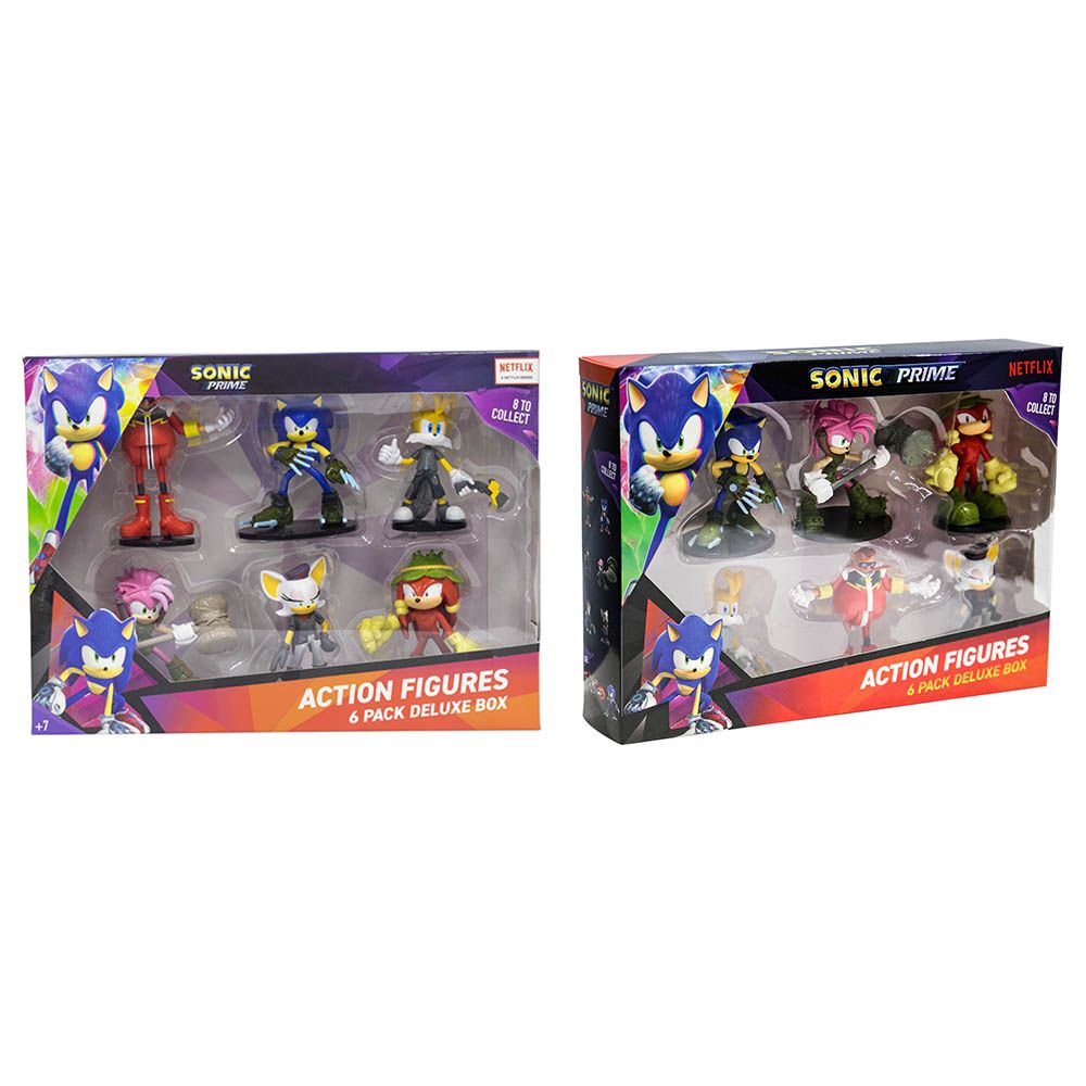 Sonic Prime Toys, 8 Figures Including 2 Rare Hiden Characters