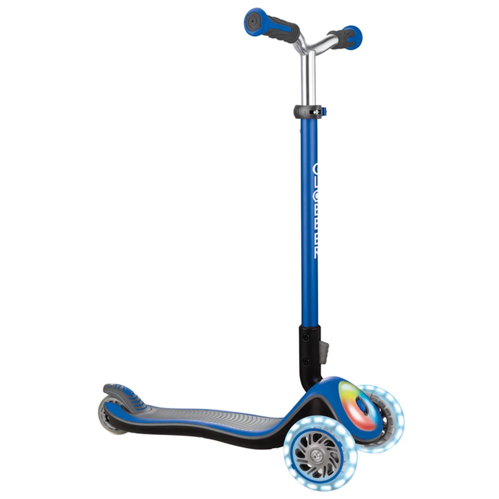 Globber - Flow Foldable Scooter 125 - Black/Sky Blue