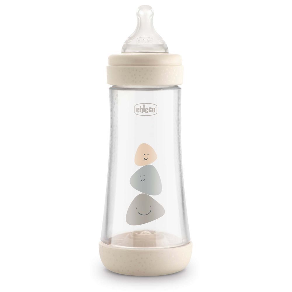 Chicco - Original Touch Feeding Bottle 330ml Adjustable Flow 4m+ Latex