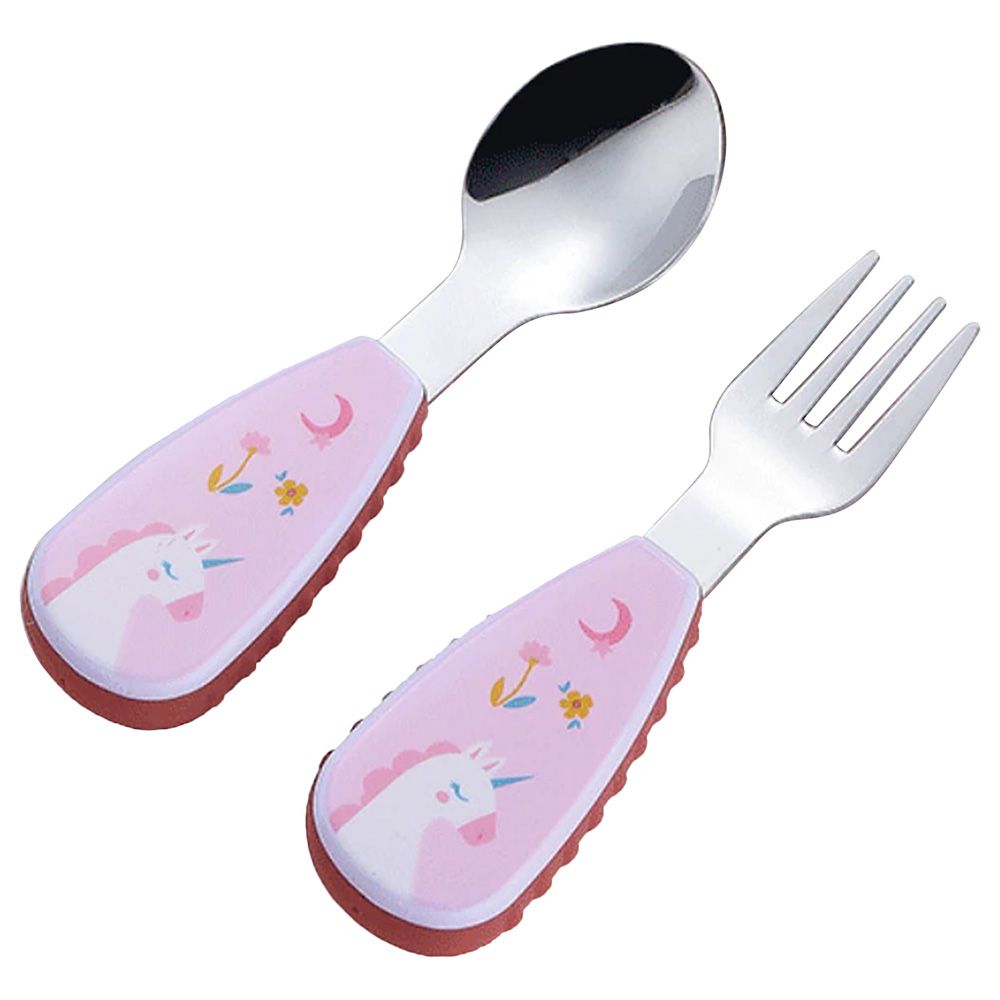 Baby Products Online - 3pcs Children's Box Forks Children's Spoon Stainless  Steel Cutlery Portable Children's Baby Feeding Utensils Tableware Set Baby  Spoons - Kideno