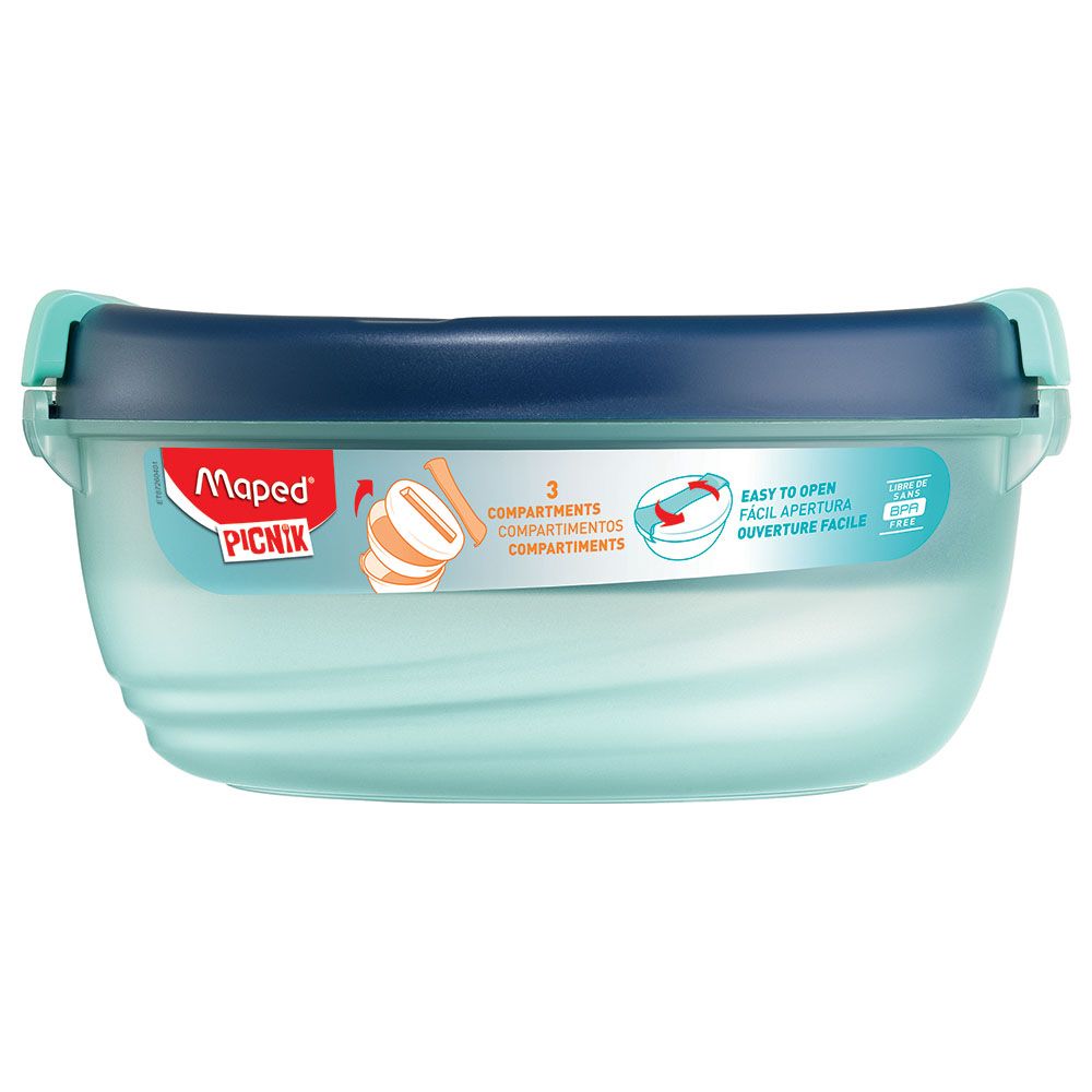 Cocomelon - 3 Compartments Lunch Box W/ Transparent Lid