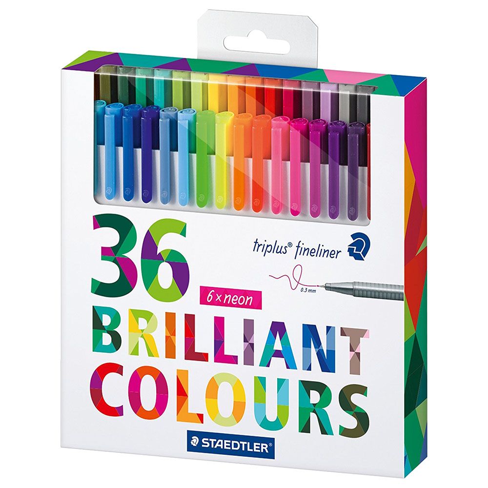 Staedtler Pigment Liner - 0.5mm - Assorted Colours (Blister of 12