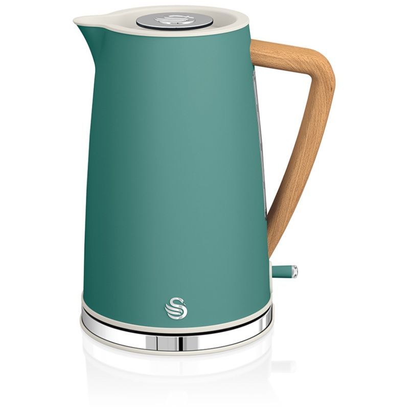 Electric Kettle, Electric Tea Kettle 1.6L 1500W Glass Electric Kettle,Gold  Stainless Steel, BPA-Free, Cordless, Automatic Shutoff, Boil-Dry  Protection-Green 