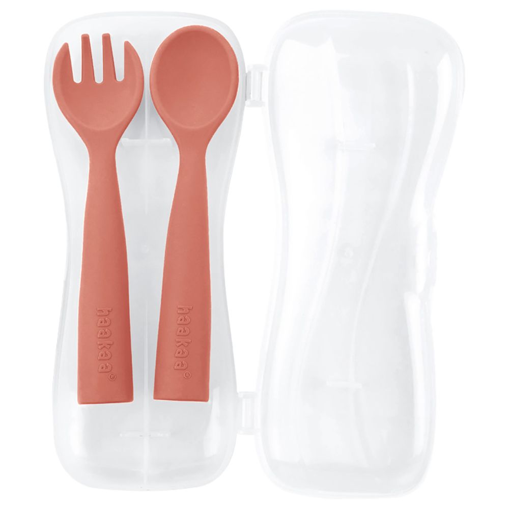 6pcs/Set Baby Spoon - Small Silicone Spoon For The First Stage - Baby Spoon  Fork - 100% Food Grade - Suitable For Dishwasher