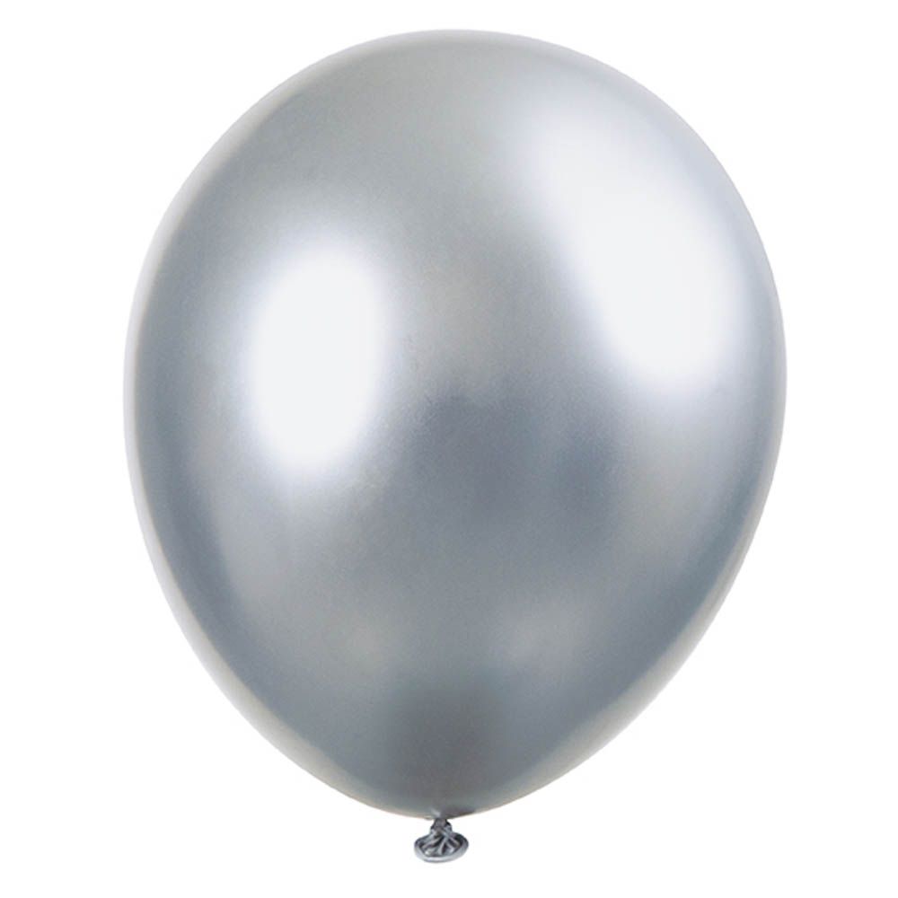 Unique - Balloon With Silver Tassel - White