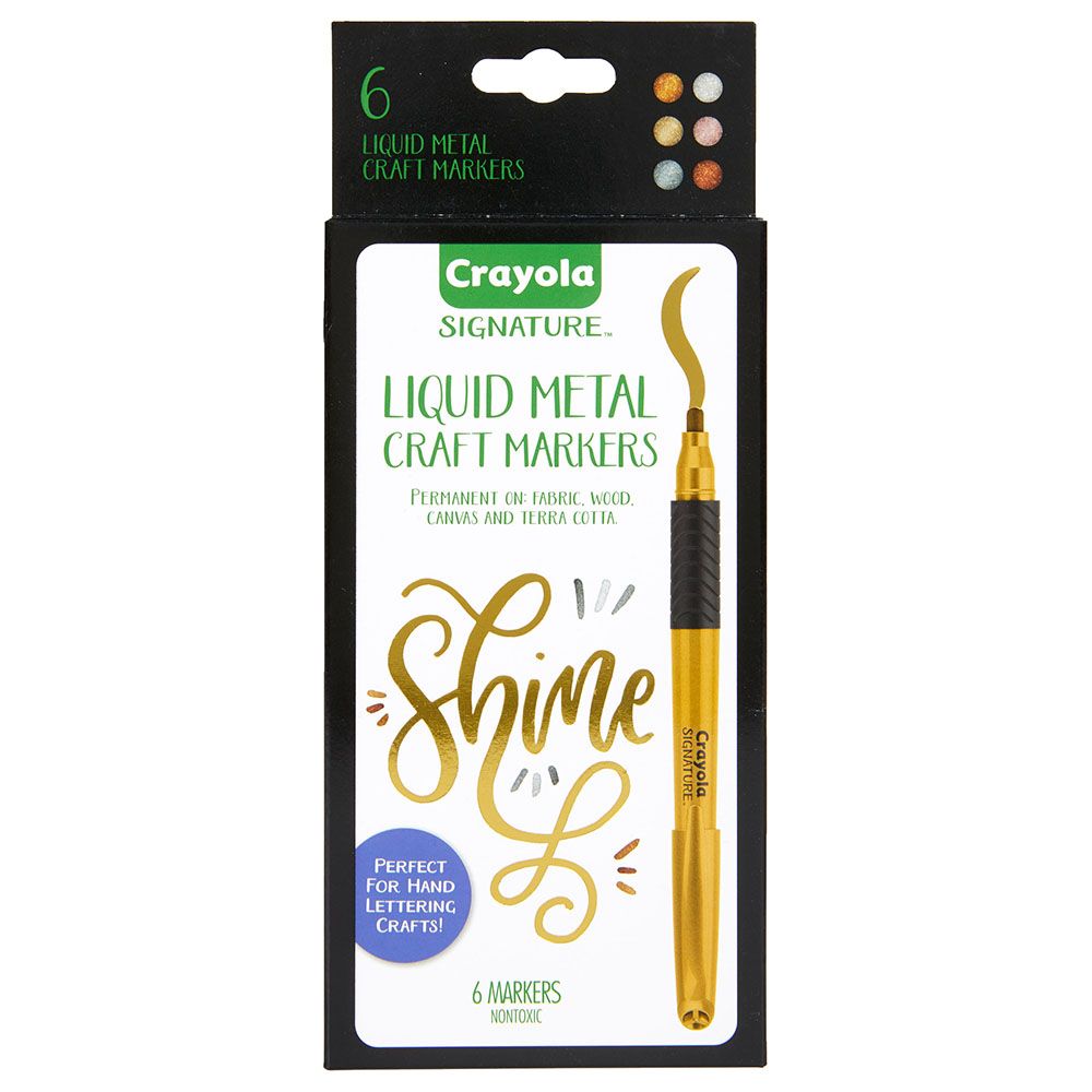 Crayola Blending Marker Kit with Decorative Case, 14 Vibrant Colors & 2  Colorless Blending Markers