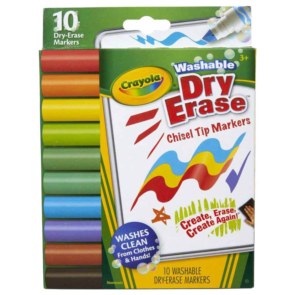 Crayola My First, Tripod Washable Markers for Toddlers, 8ct