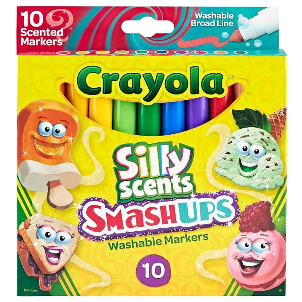 Crayola 8pcs Silly Scents Markers Mini Art Sweet Scented Markers Pens Kids  Fun