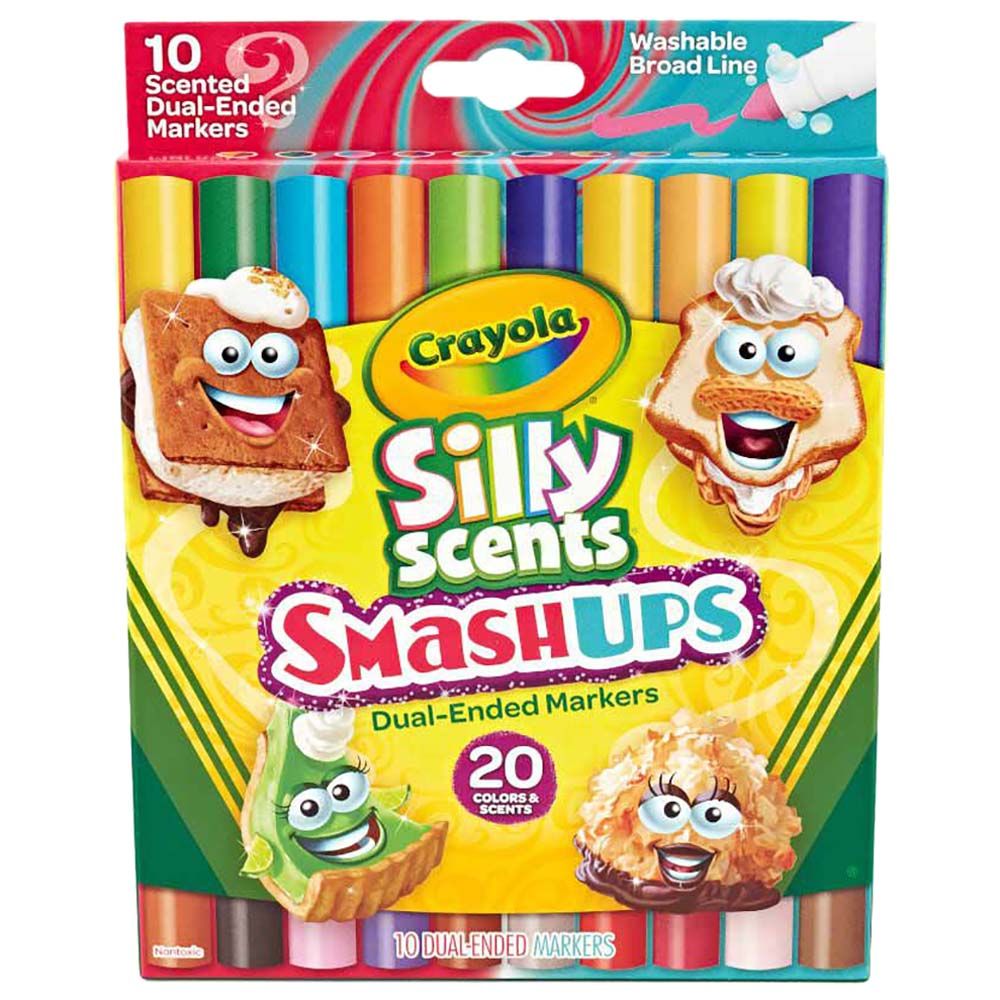 Crayola 8pcs Silly Scents Markers Mini Art Sweet Scented Markers Pens Kids  Fun