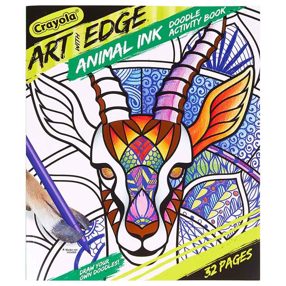 Crayola Art with Edge Optical Illusions Coloring Book, 40 Pages