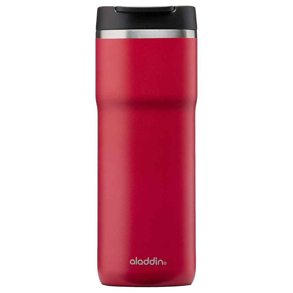 Mighty Mug Solo Metallic Stainless Steel - Rosebud Red