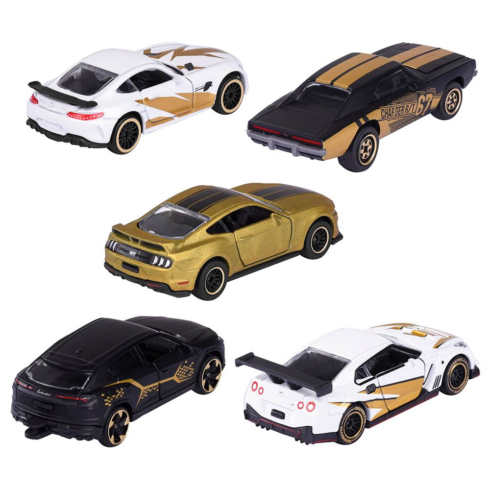Majorette 5 Pack Gift Set Youngster 90´s, Corvette, Mercedes, Renault,  Nissan