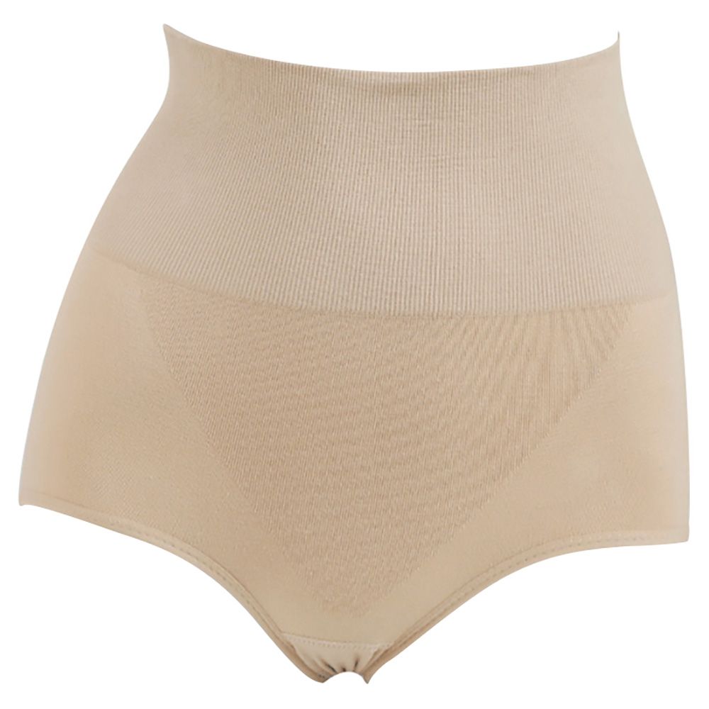 Sunveno High Waist Pregnancy Support Cotton Panties - SKIN L