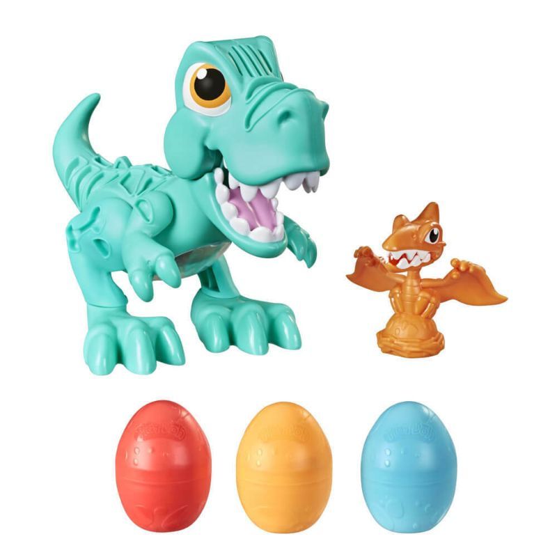 Play-Doh Dino Crew Growin' Tall Bronto Dinosaur Toys for Kids 3-5 With 2  Eggs - AliExpress