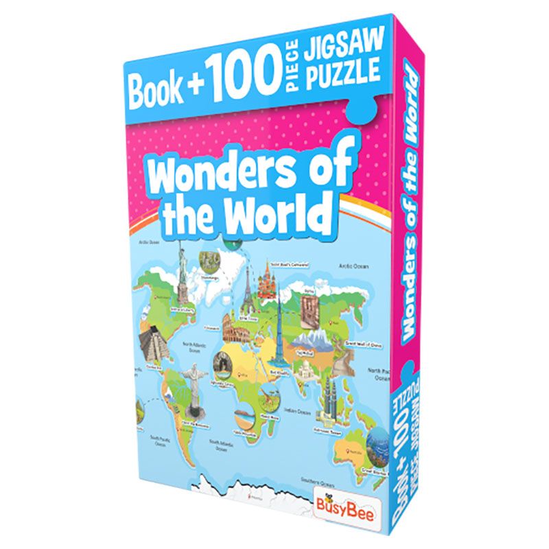 Busybee - Book + Jigsaw Puzzle 100pcs - Ocean World