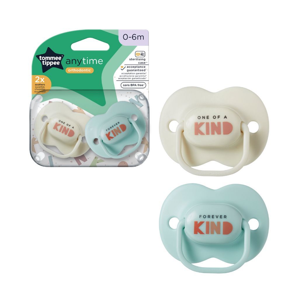 Tommee tippee Sucettes X Night Time 2 Multicolore