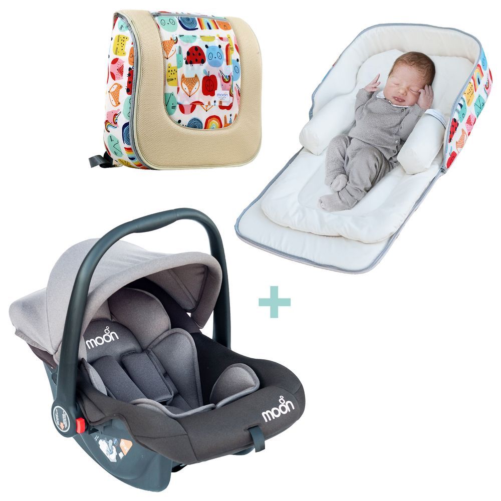 Kinderkraft 3-in-1 travel system PRIME 2 (with MINK PRO i-size car seat) -  Sandrose Beige