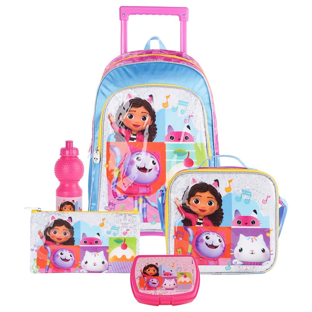 Gabby's Dollhouse Kids Lunch Box Pandy Paws and Kitty Friends Insulated  Lunch Bag