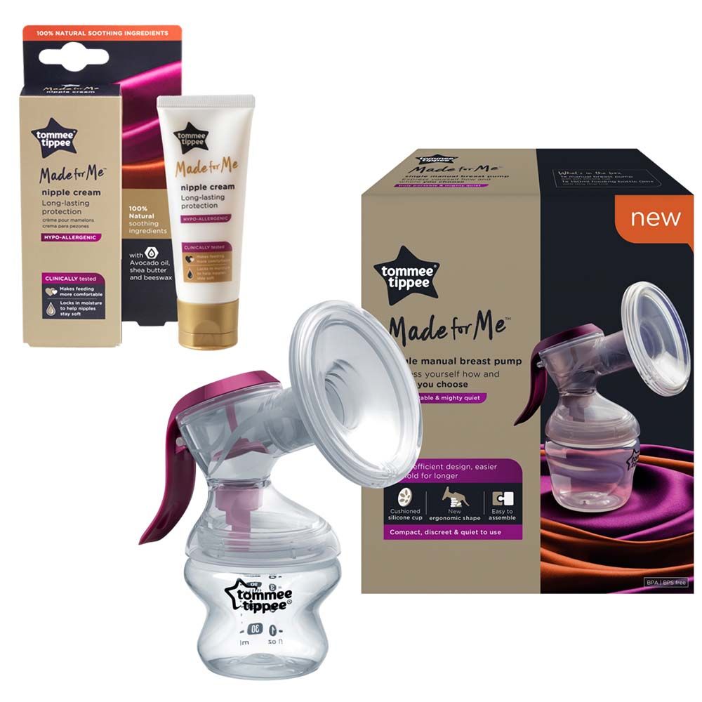 Nuby New Mum Gift Set - Manual Breast Pump