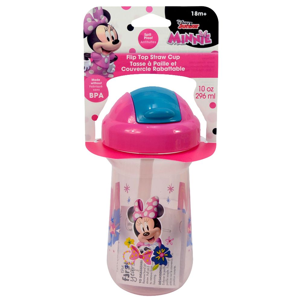 Disney Junior Sippy Cup, Minnie, Weighted Straw, 9 Months+