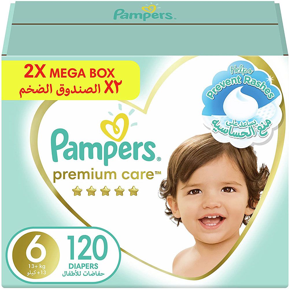 Pampers Premium Care Pants Diapers, Size 6, >16kg, Easy On & Easy