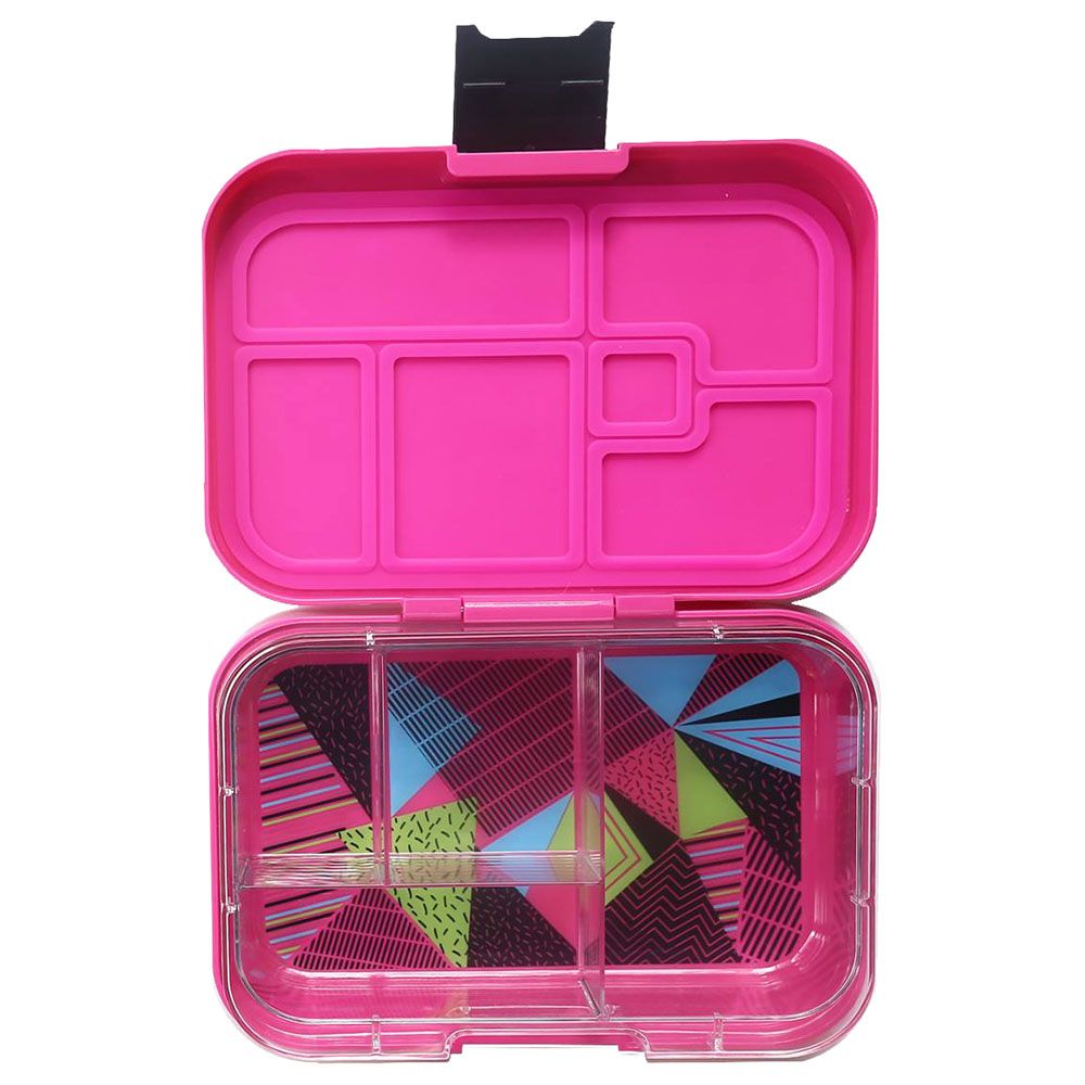 Rainbow Skool - 4-6 Compartment Lunch Box - Lets Roll - Pink