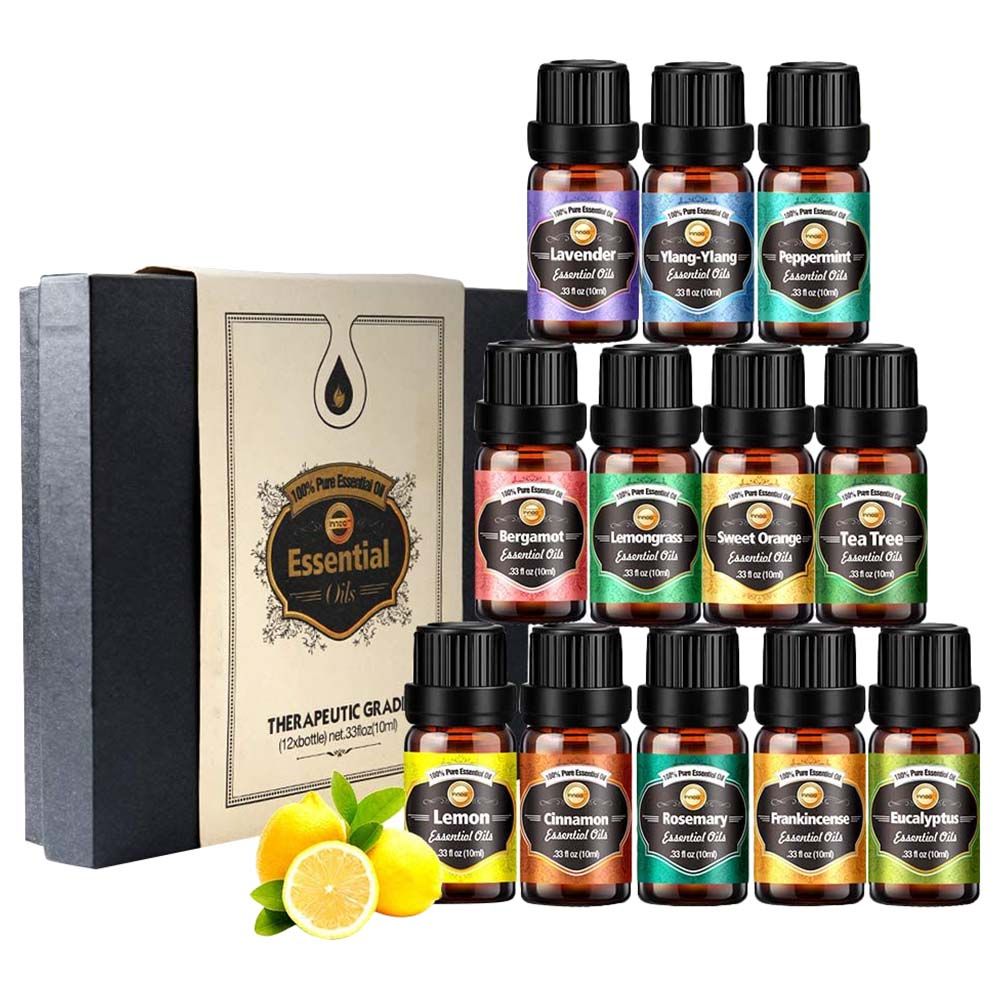 Aromatherapy Cardamom Essential Oil Set for Diffuser, 100% Pure Orchid  Essential Oils Set for Humidifier