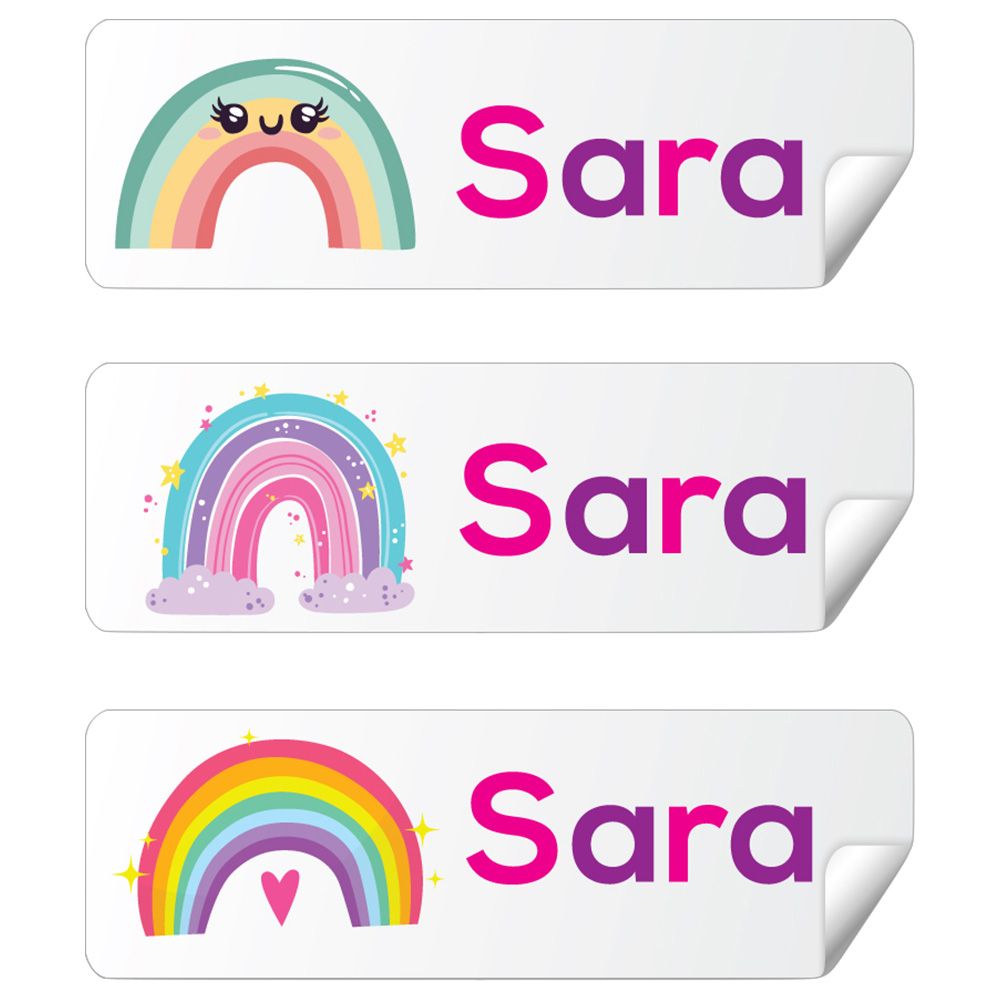 Unicorn School Name Labels Personalized Waterproof Daycare and