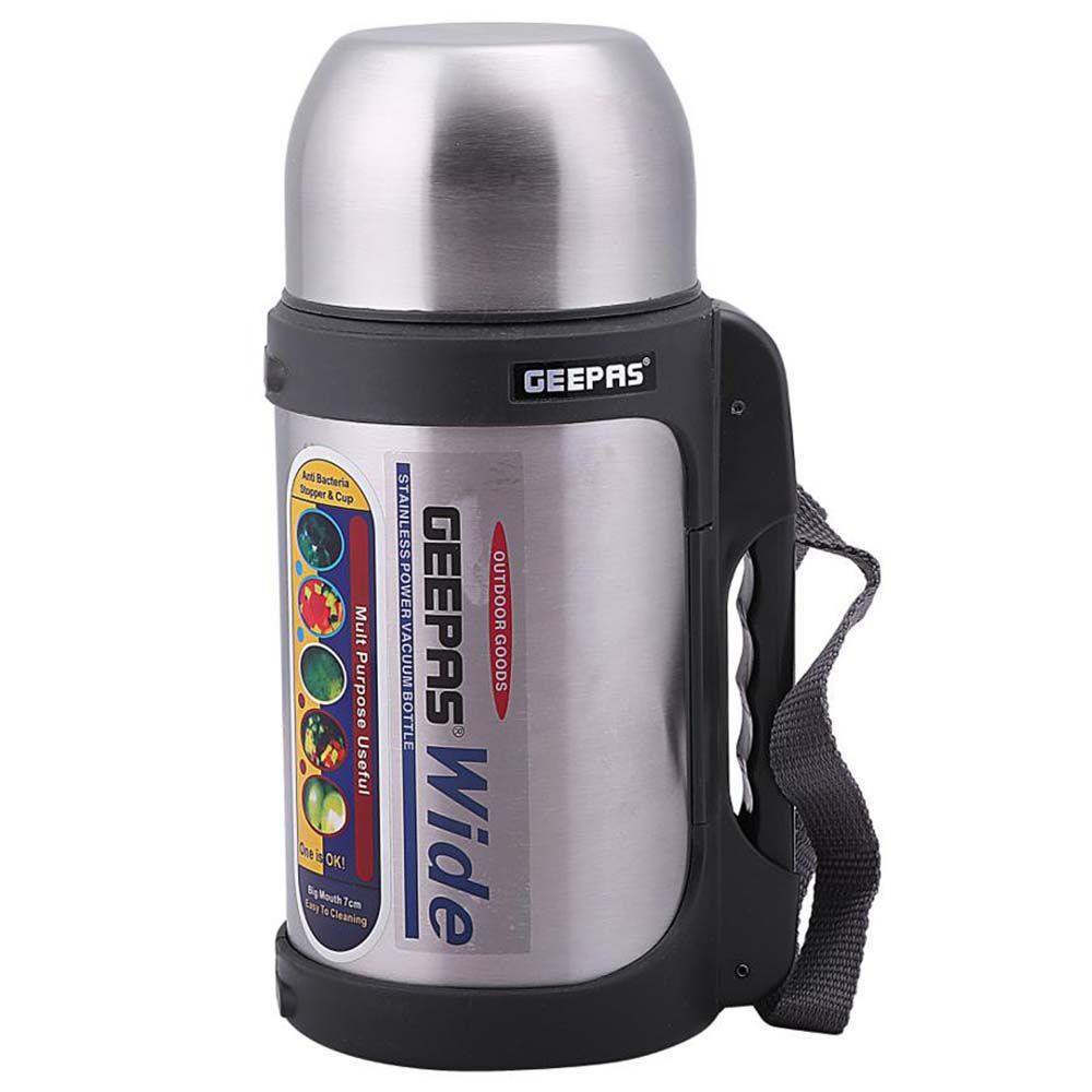 Buy Geepas Vacuum Flask, 0.4L - Stainless Steel Vacuum Bottle Keep