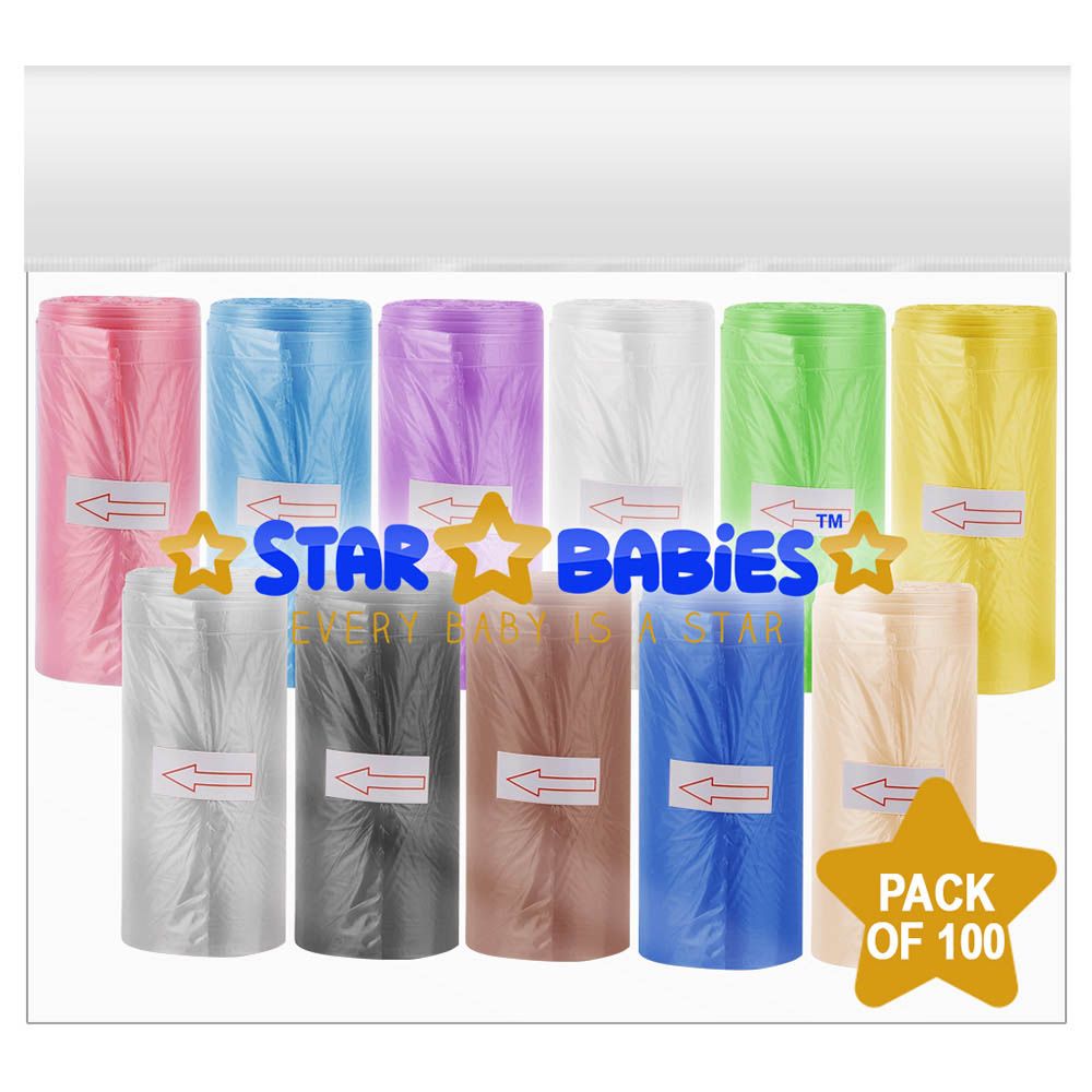 Star Babies - Scented Bag - Pack Of 100 - 22 x 32cm - Rainbow