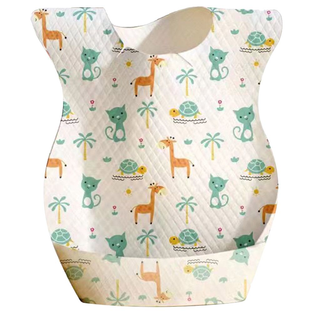 Star Babies - Disposable Bibs - Pack Of 150 - Giraffe Print