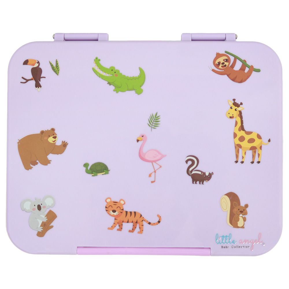 Little Angel - Kid's Bento Lunch Box 6 Compartment Compartment - Purple