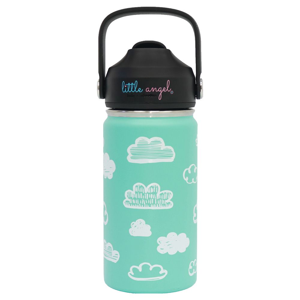 Little Angel - Kids Steel Insulated Water Bottle 400ml - Light Blue