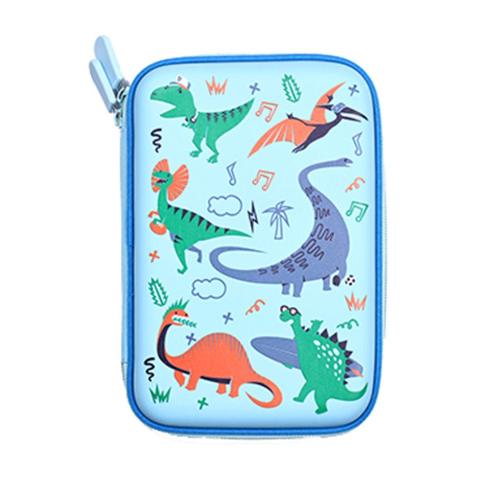 Bonjour - Pencil Case - Green Dino