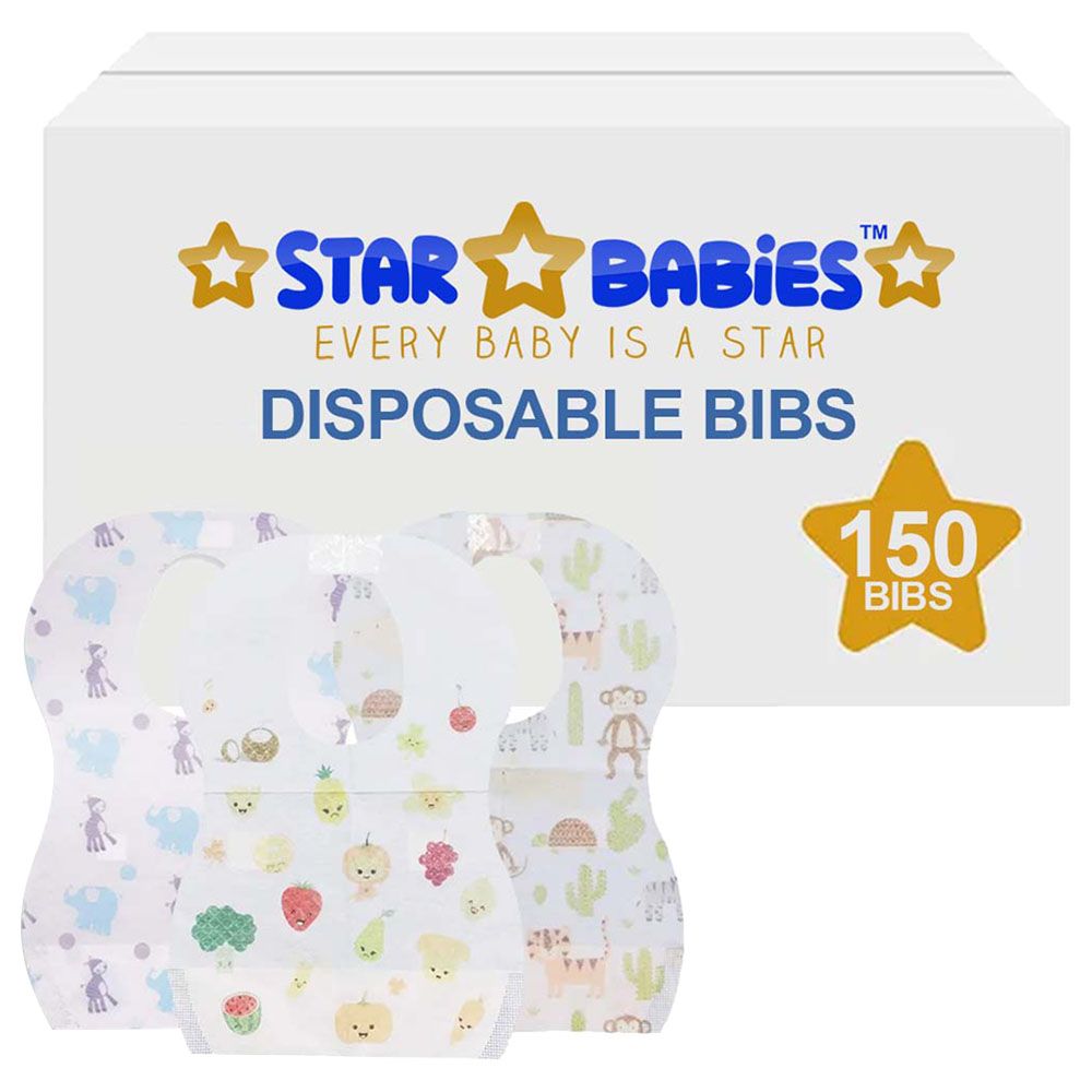 Star Babies - Disposable Bibs - 15pcs