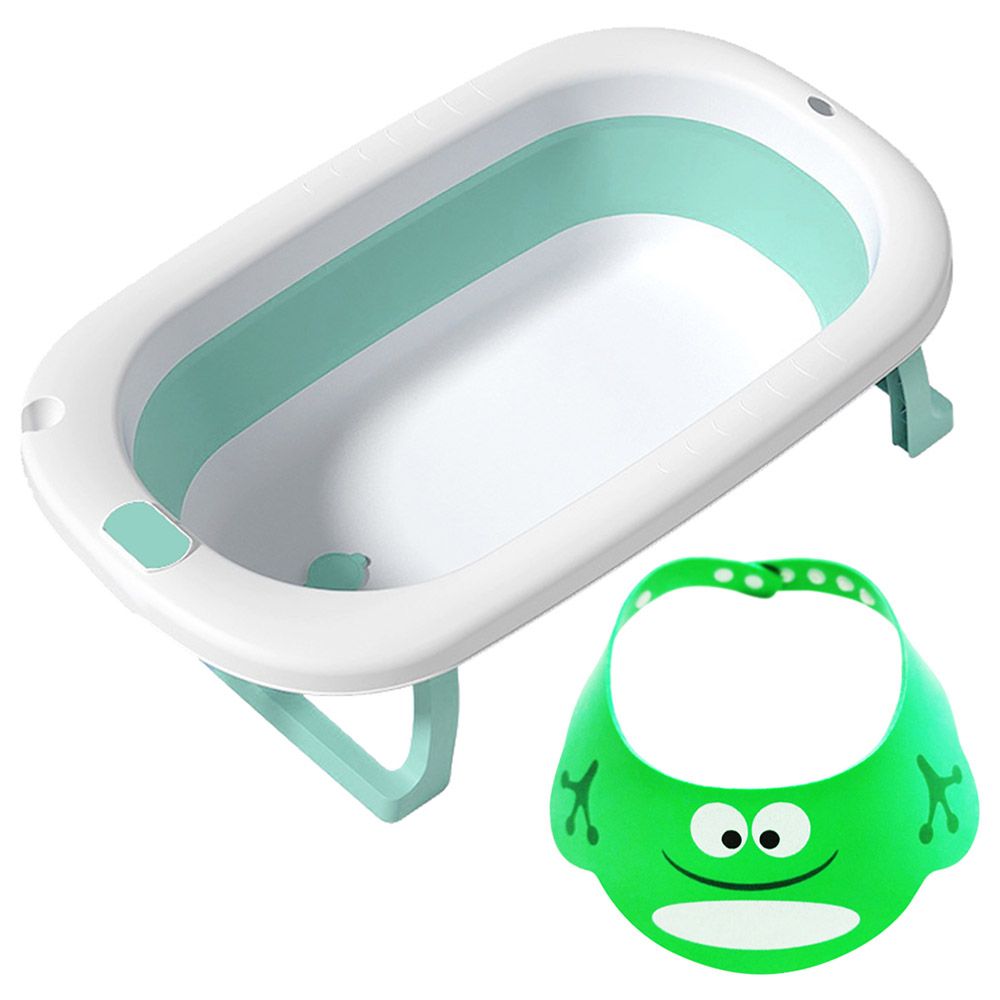 Star Babies - Foldable Bathtub w/ Shower Cap - Green