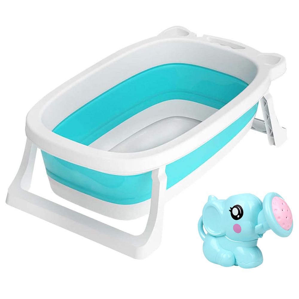 Star Babies - Foldable Bathtub w/ Kettle Toy - Blue