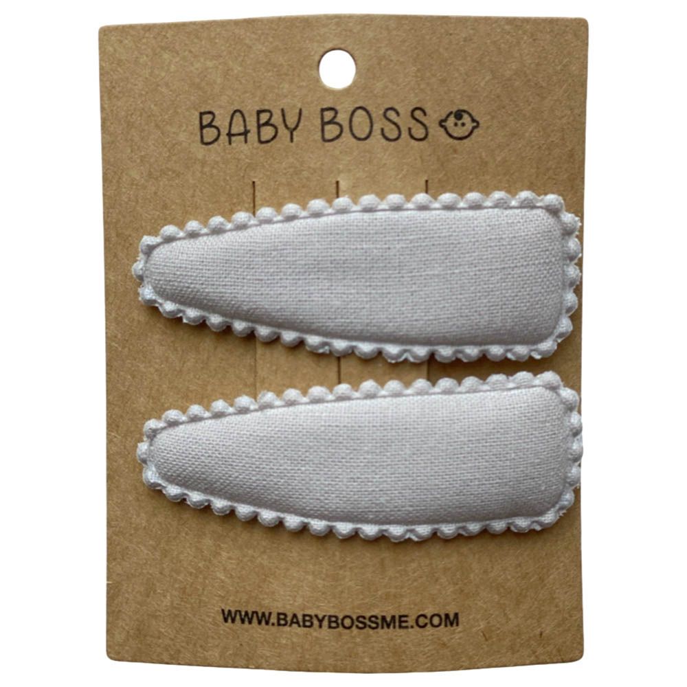 Baby Boss - Hair Clip - Light Grey