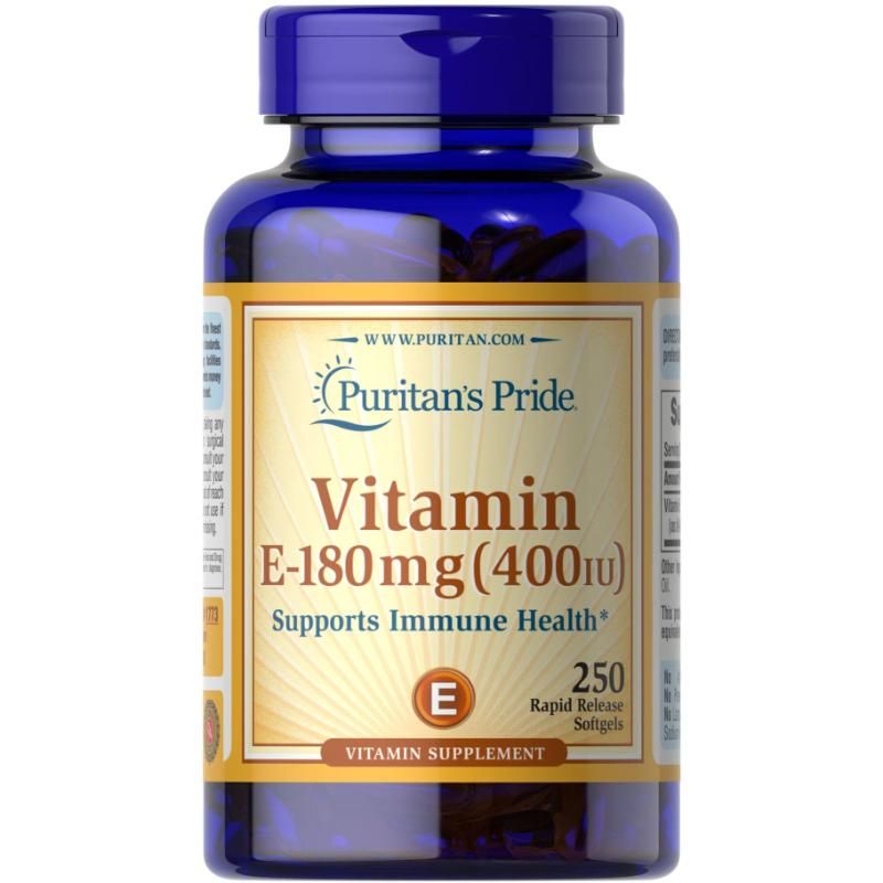 Puritan Pride - Vitamin E Rapid Release 180mg - 100 Softgels